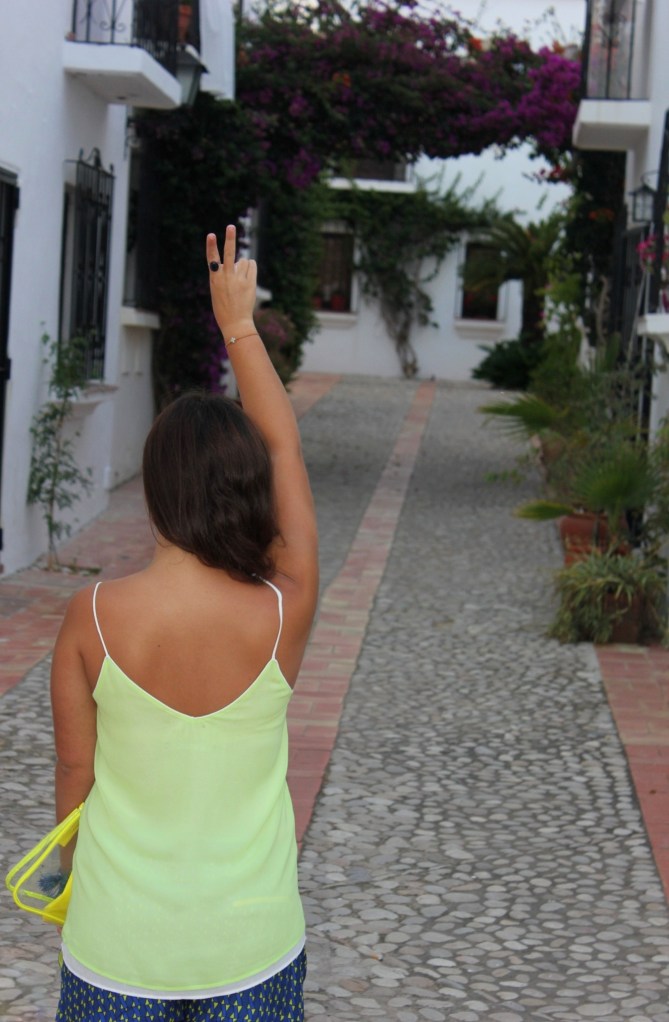 klein blue & lime green