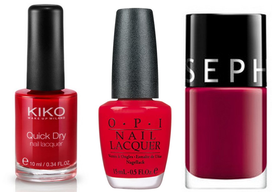 Red nail polish