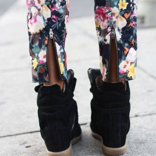 sincerely jules flower trousers