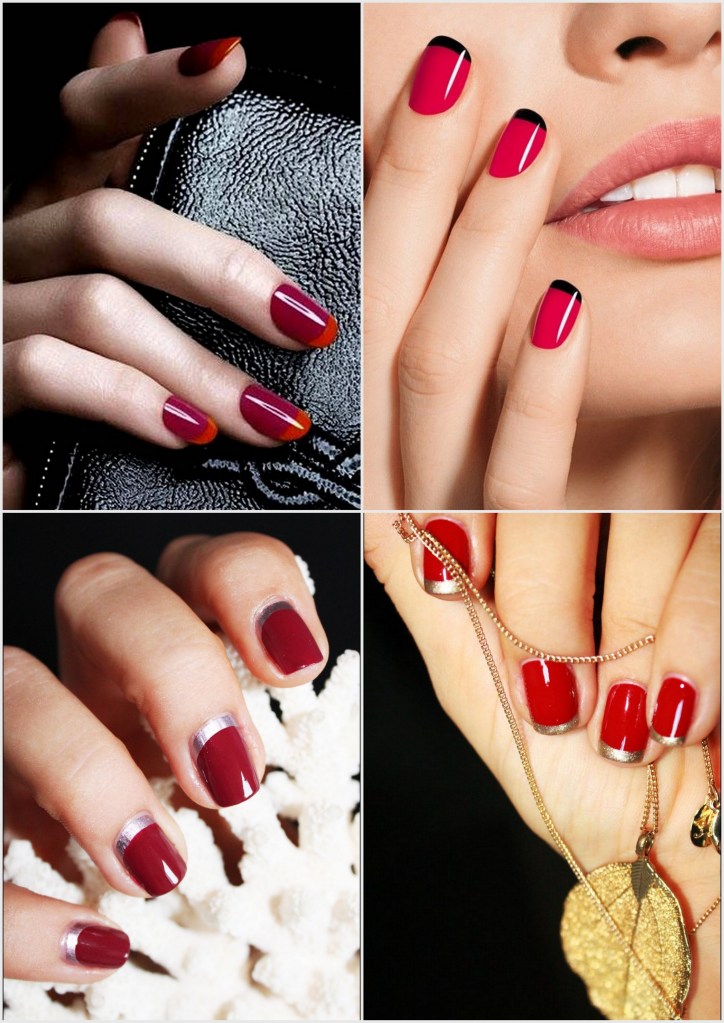 red french manicure