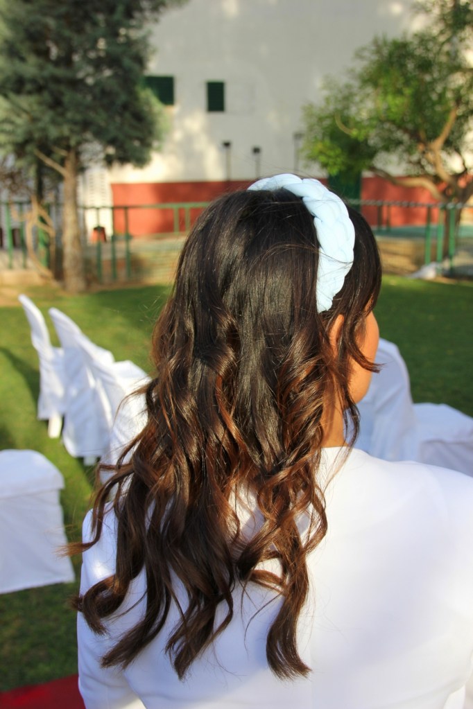 braid pastel blue turban