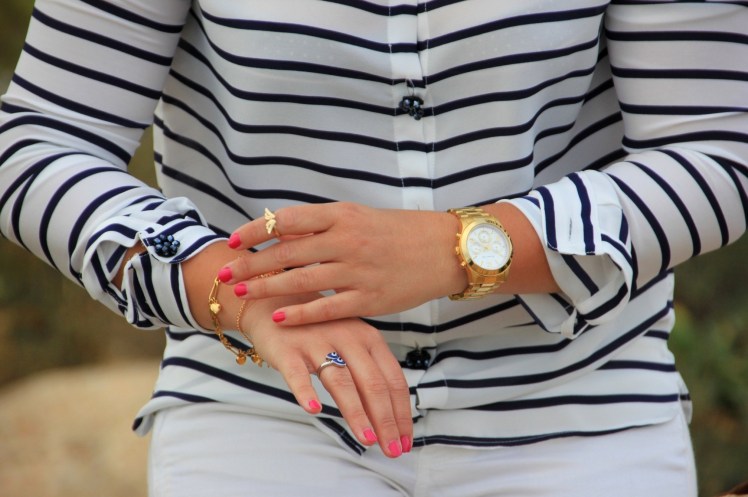 camisa de rayas zara