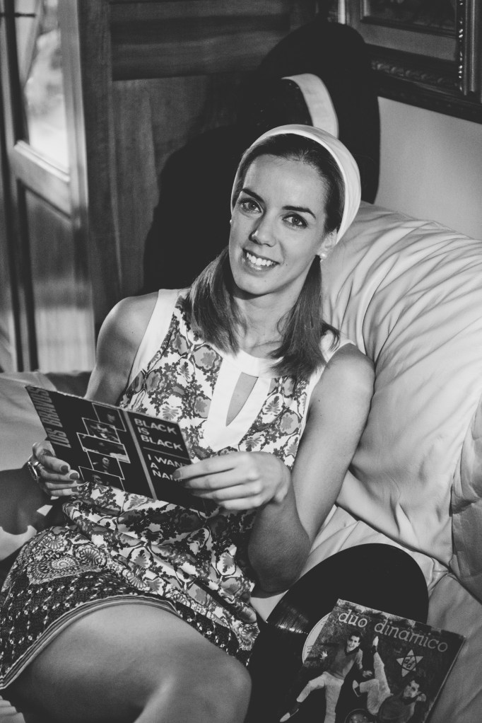 Sesión de fotos moda año 1960