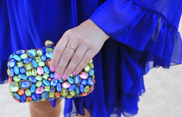 Sequins clutch