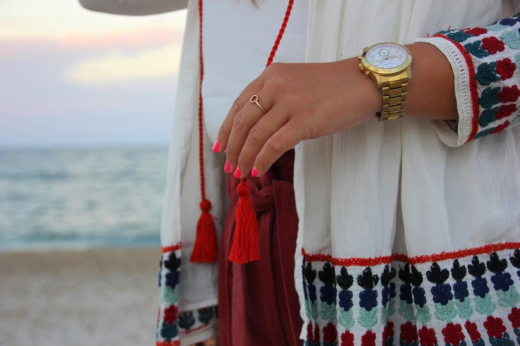 chaqueta etnica de zara