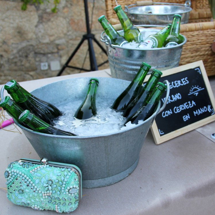 beer table wedding