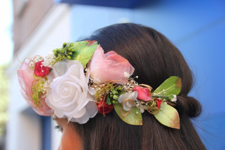 flower crown wedding